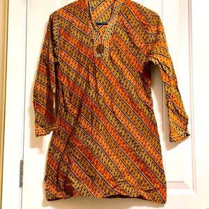 A batik tunic